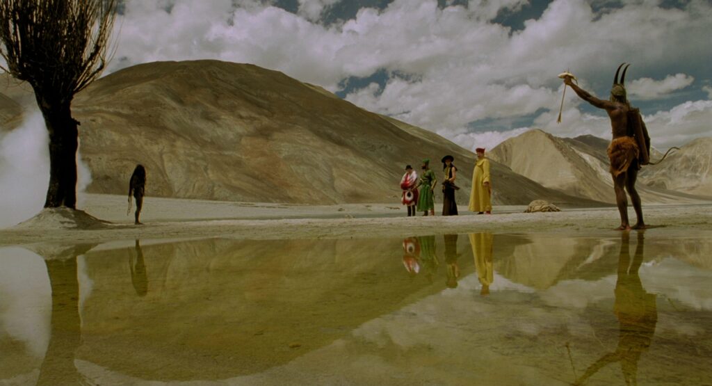 The Fall (2006) — heroes reflected on Bolivian-style salt flats, one of the film's 24 real-world filming locations